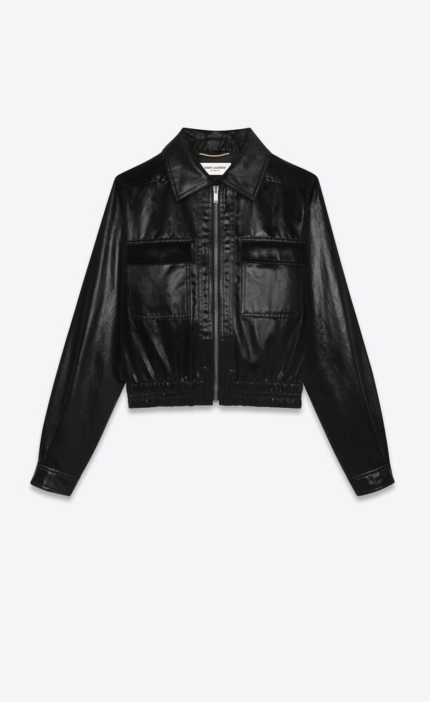 BOMBER EN SATIN