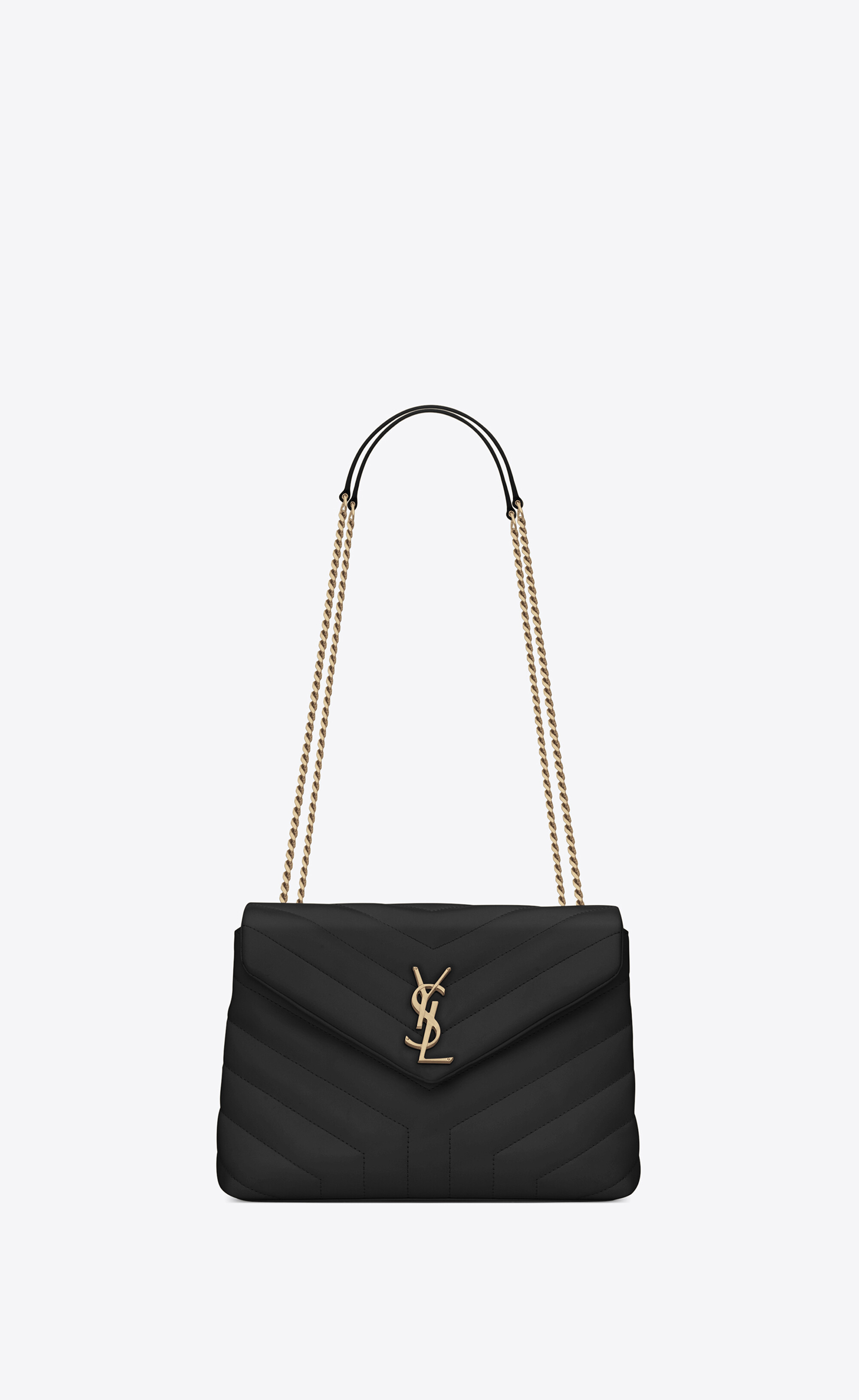 SAC LOULOU SMALL NOIR OR