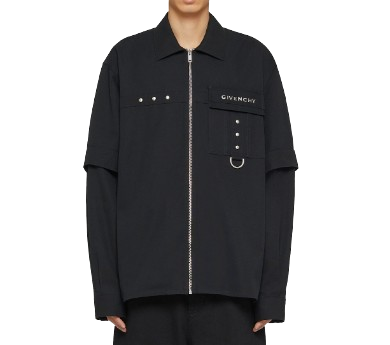 CHEMISE D ring zip