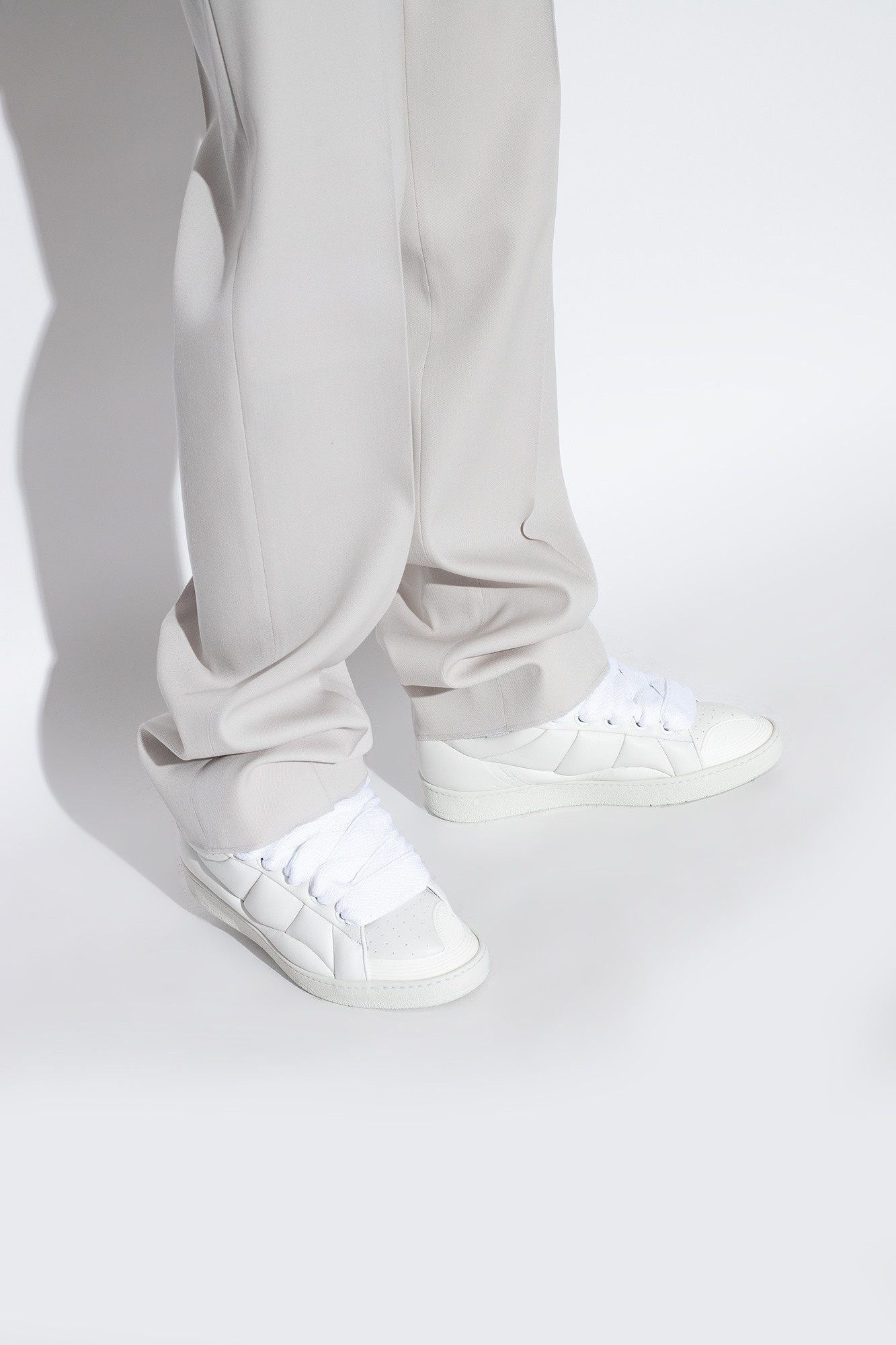 curb full white xl low top