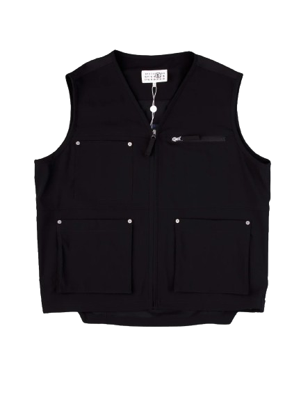 GILET Zip-Up V-Neck