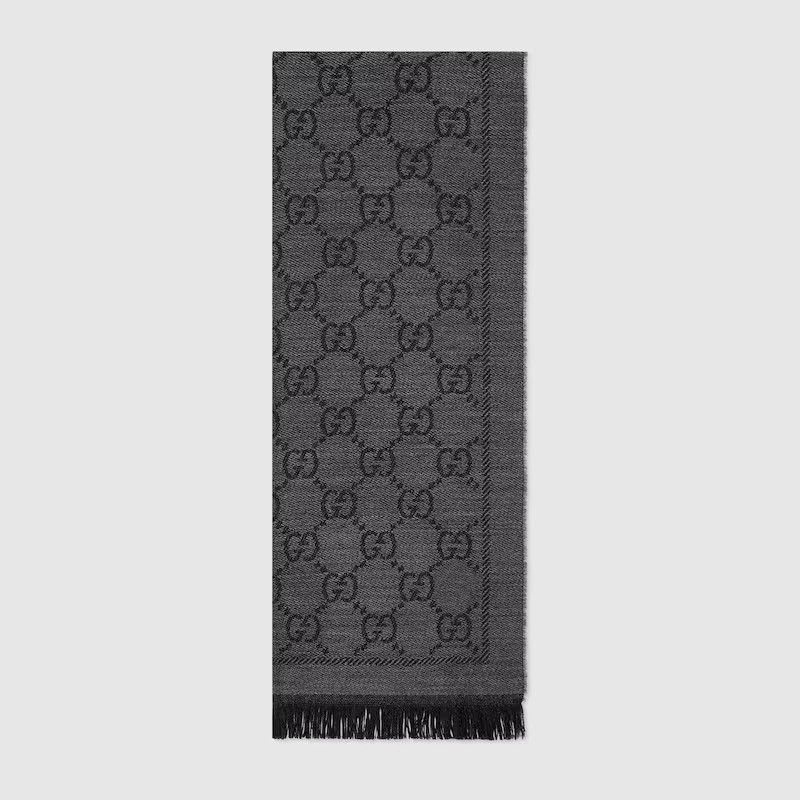 ECHARPE MAILLE JACQUARD GG